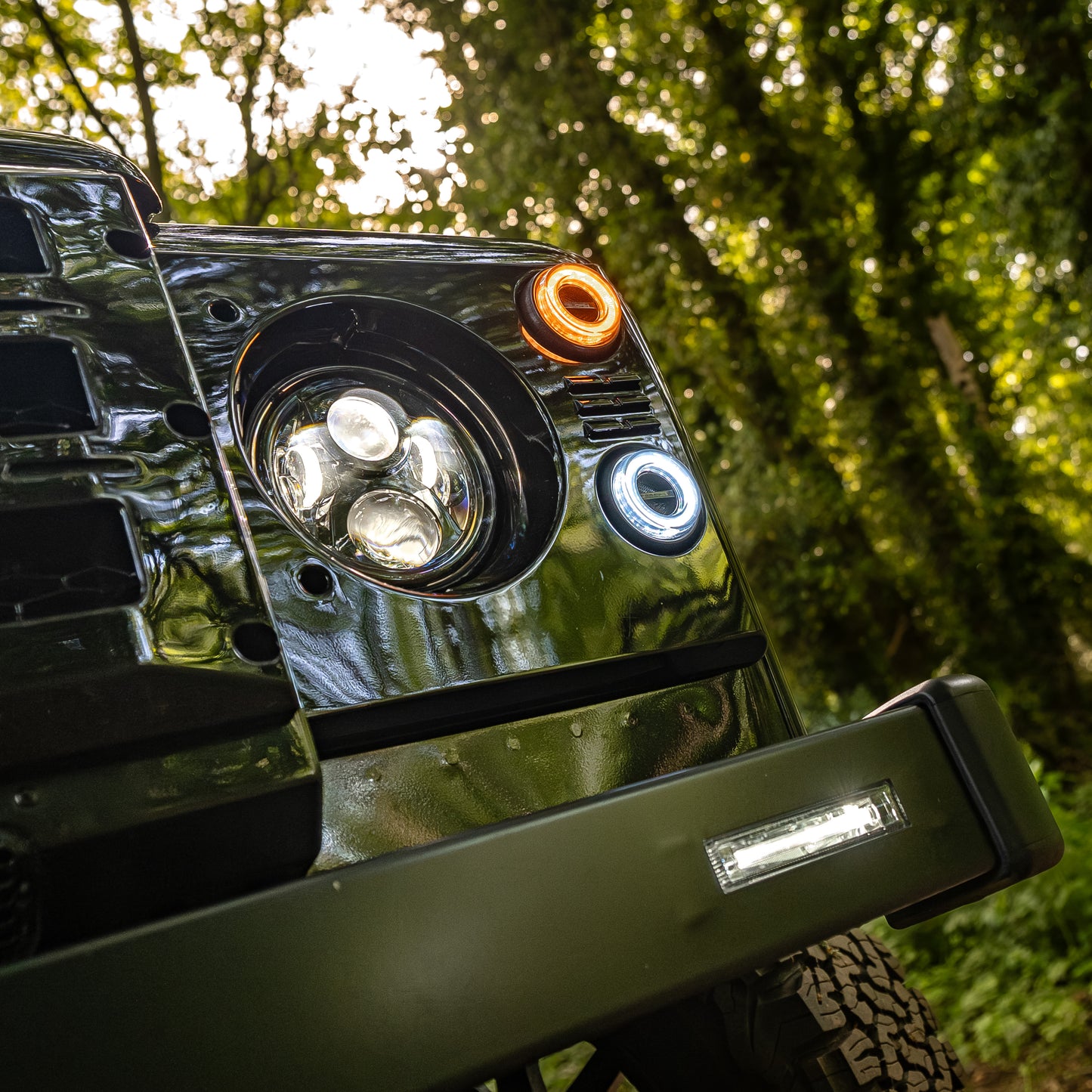 Glohh GL-2x Defender Front Lights (1990 - 2016)