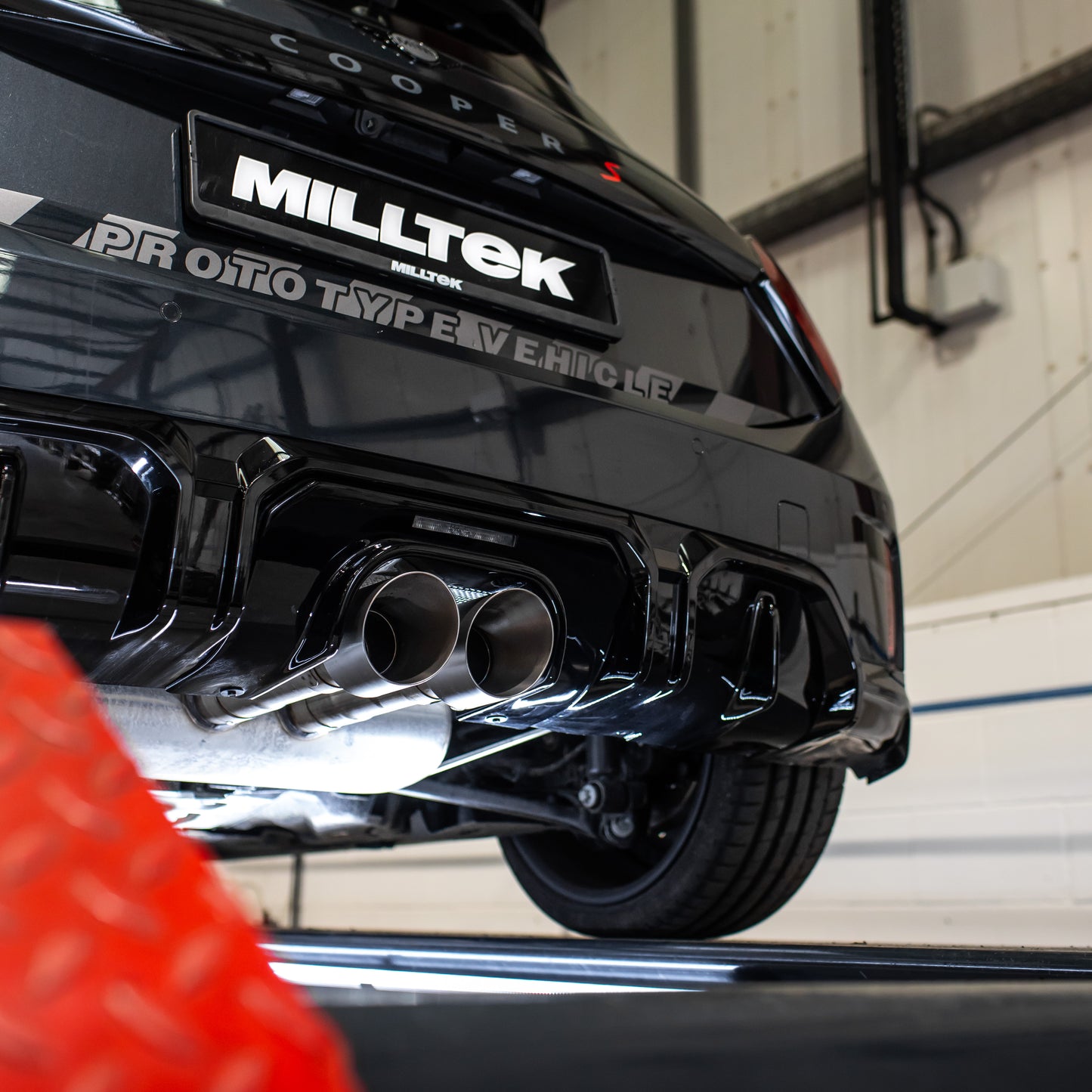 Mini Cooper S F66 MLTK Rear Diffuser & Milltek OPF Back Exhaust