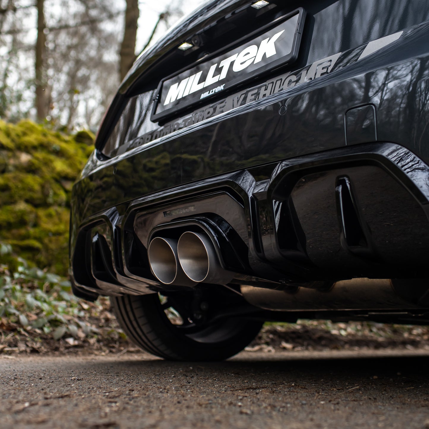 Mini Cooper S F66 MLTK Rear Diffuser & Milltek OPF Back Exhaust
