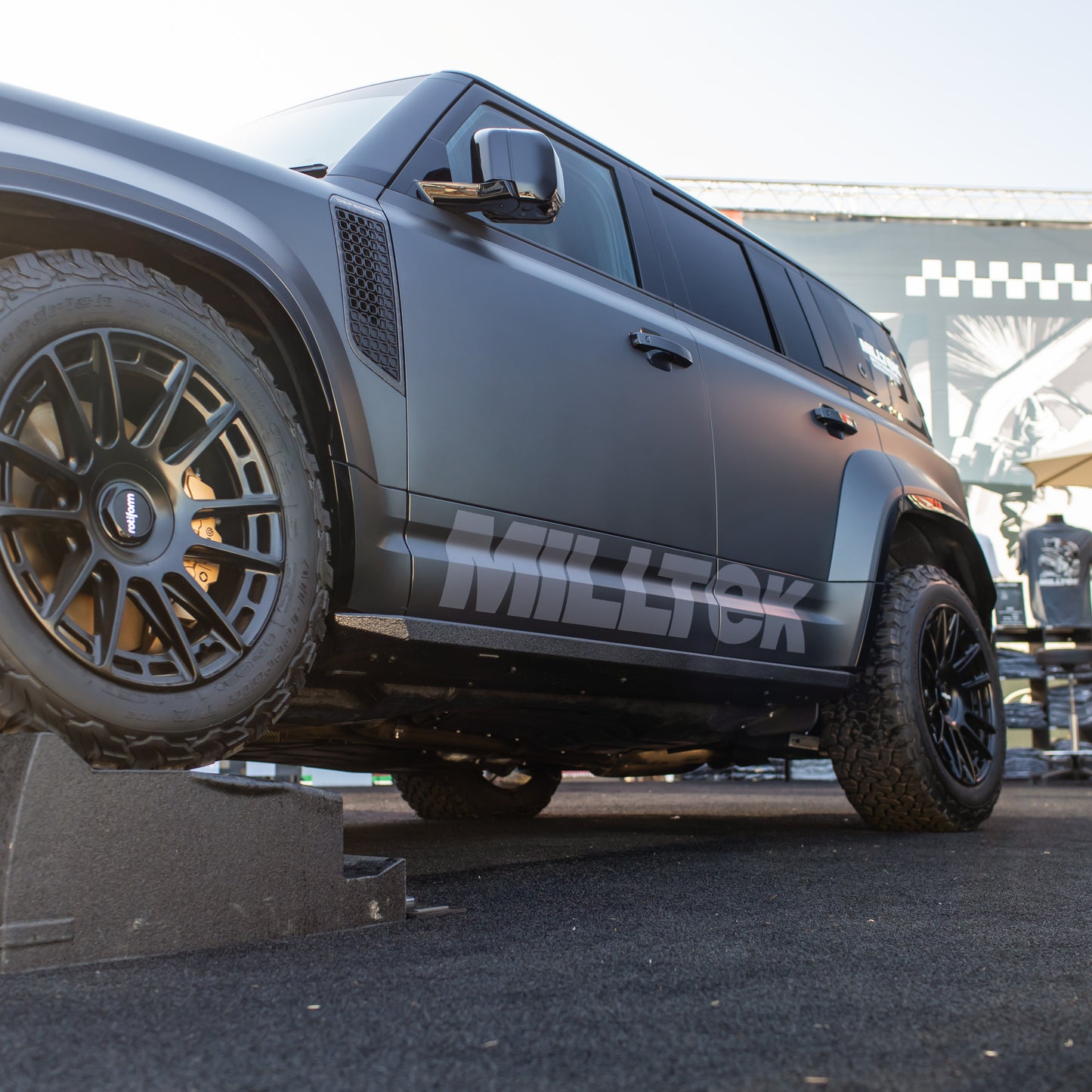 Milltek Defender 110 L663 2020+ Side Steps with Underbody Protection